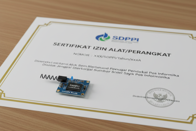 Sticker Sdppi Regulasi LoRa di Indonesia: Frekuensi AS923 & Biaya Sertifikasi SDPPI ...